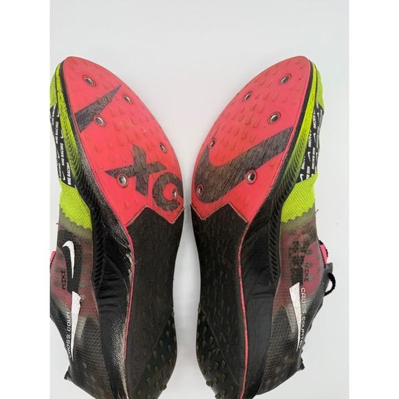 Nike ZoomX‎ Dragonfly XC Cross 11.5 Running Shoes spikes pyramids dirt marks main image 4